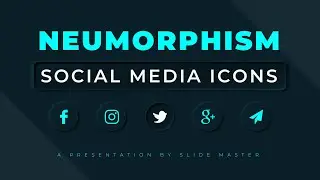 Neumorphism Dark Theme in PowerPoint