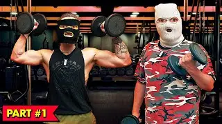 His FIRST WORKOUT in a GYM [@Anomaly] PART 1