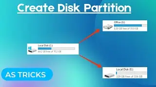 How To Create  Disk Partition And Delete Disk Partition In Windows-7/8/10 |2022| 100% Working Trick