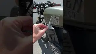 That satisfying feeling. #caferacergarage #caferacer #asmr