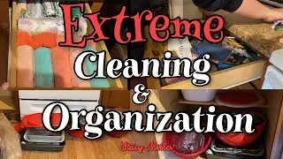 EXTREME CLEANING & ORGANIZATION | KITCHEN EDITION | CLEAN WITH ME | STACY MILLER