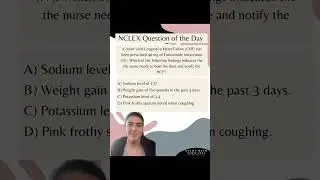 NCLEX QOTD - Diuretics - Part 32