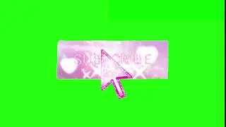 Pink galaxy subscribe animated button pls credit me (I added a clicking sound:3)
