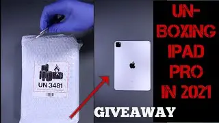 Unboxing iPad pro in 2021😯and giveaway