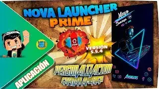 Nova Launcher Prime 5.5.4 Apk Full + Personalización Capitan America