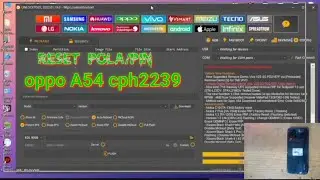 Reset pola/pin oppo A54/CPH2239 Via Unloctool