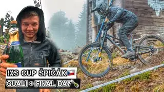 IXS Downhill Cup Špičák🇨🇿 | Regen! Jetzt wird's heftig😖 | Quali + Final Day | Julian Schneider