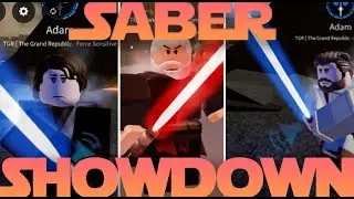 ROBLOX Saber Showdown BUT with ACCURATE Lightsaber Sounds