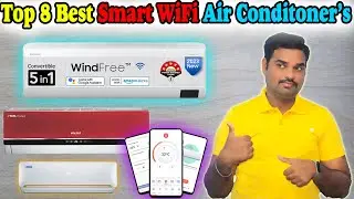 ✅ Top 8 Best Smart Air Conditioners In India 2024 With Price |Wi-Fi Smart A/C Review & Comparison