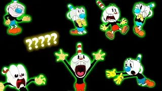 100 ANIMATIONS of THE CUPHEAD SHOW Mega Compilation Sound Variations
