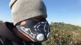 Saturday morning trail running with my Training Mask 2.0