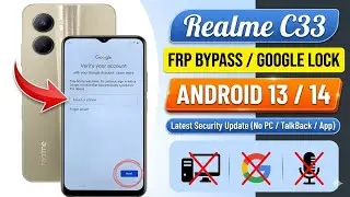 Realme C33 Frp Bypass | New Security 2024 | Android 13 Update (without Pc) 100% Working