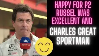 TOTO Wolff interview  Race abu dhabi GP  2023  shocking