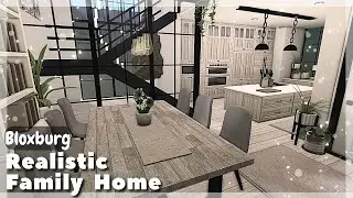 BLOXBURG: Realistic Family 2-Story Home Speedbuild (interior + full tour) Roblox House Build