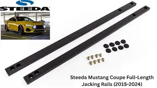 Installing Steeda Jacking Rails 2015 to 2024 Mustang GT