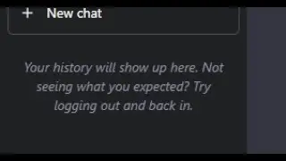 Fix: ChatGPT chat history not showing up
