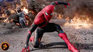 Peter Parker vs Mysterio’s Drones | SPIDER MAN: FAR FROM HOME
