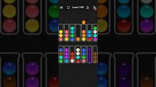 Ball Sort Color Water Puzzle Solution Level 1199