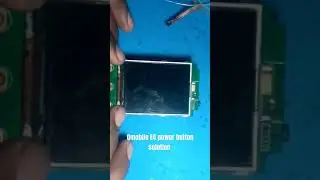 Qmobile e4 Power Button Not working Solution