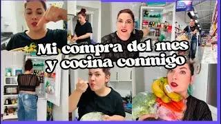My monthly shopping 🍎and cooking with me | Monica Vizuete