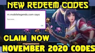 Mobile Legends New Code November 2020 Working Codes Redeem Now