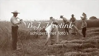 B.J. Hoetink schildert met foto's