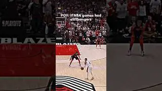 If NBA games had cliffhangers! 🤩#nba #basketball #shorts #damianlillard #buzzerbeater  #viralvideo