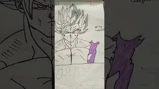 Gohan beast anime and manga drawing colour #drawing#short#animelover
