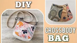 DIY // Сумка для любого лука // Сумка с съёмным (сменным) клапаном // HOW TO SEW CROSSBODY BAG