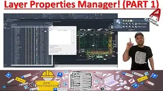 BIM-VDC | AutoCAD Tutorial | Layer Properties Manager | How to Use Layer Properties Manager | Part 1