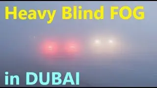 Heavy Dense Blind FOG in UAE,DUBAI