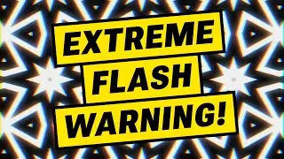 Psychedelic Strobe Light Party VJ Loop | EXTREME FLASH WARNING