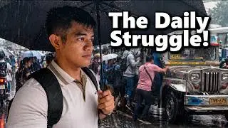 Life in the Philippine | The Daily Struggle of Commuting to Work!