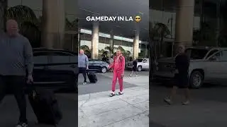 Caitlin Clark, Indiana Fever arrive for WNBA game vs Los Angeles Sparks 