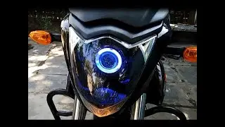 Suzuki Gixxer 155 Modified Headlight Removal   HID Projector