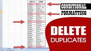 How to Find and Delete Duplicates in Excel | Find  with Conditional Formatting