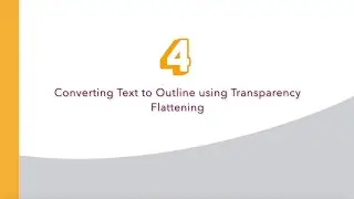 10 things you do with PDF, but shouldn't. 4 Converting Text to Outline using transparency flattening