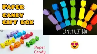 how to make easy mini paper Candy || paper craft for school || cute gift idea for kids||paper candy😱