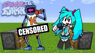 Hex + Hatsune Miku | FNF Friday Night Funkin' Characters in Minecraft