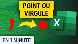 Utiliser le point plutôt que la virgule comme séparateur décimal sur Excel