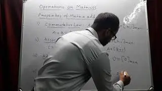 #Class 12 Mathematics | Matrices | Operations on Matrices | Part -3