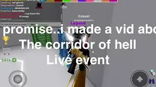 ROBLOX CORRIDOR OF HELL LIVE EVENT + MEDIATOR WINGS ft.Fe4R_Army and Calvin1q