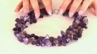 Бусы из аметиста 