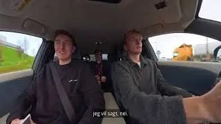 Bli med på kjøretur med Harila, sammen med Vetle, Ole og Isak.