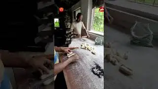 How to make khari biscuits😳😍 Puff Pastry Biscuits#shorts