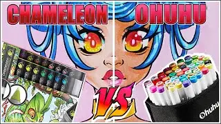 Chameleon Markers vs Ohuhu Brush Markers| Chameleon Vs Ohuhu | Marker Review