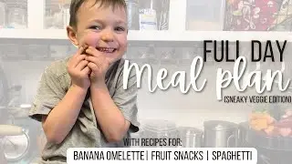Full Day Meal Plan — 3 great meals with lots of vegetables! 🥕🥦🍅🫑