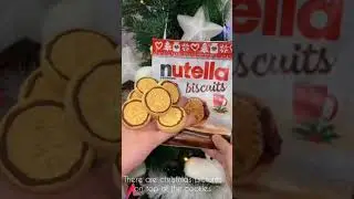 Christmas Nutella Cookies