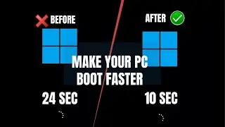 Make your Windows Boot Faster #tech #pc #startup