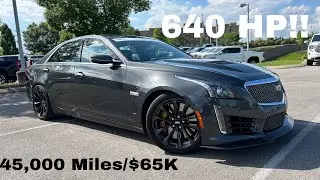 2017 Cadillac CTS-V Carbon Black Package 6.2 Supercharged POV Test Drive & 45,000 Mile Review